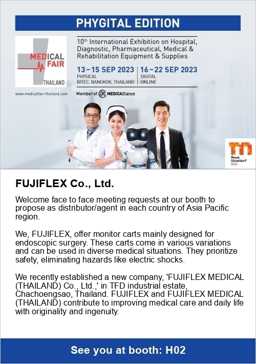 Exhibit at Medical Fair Thailand 2023