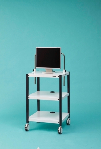 Medical Monitor Cart Display wagon (medical wagon) Display wagon with 3 shelves DTW-1001 / DTW-1001TB